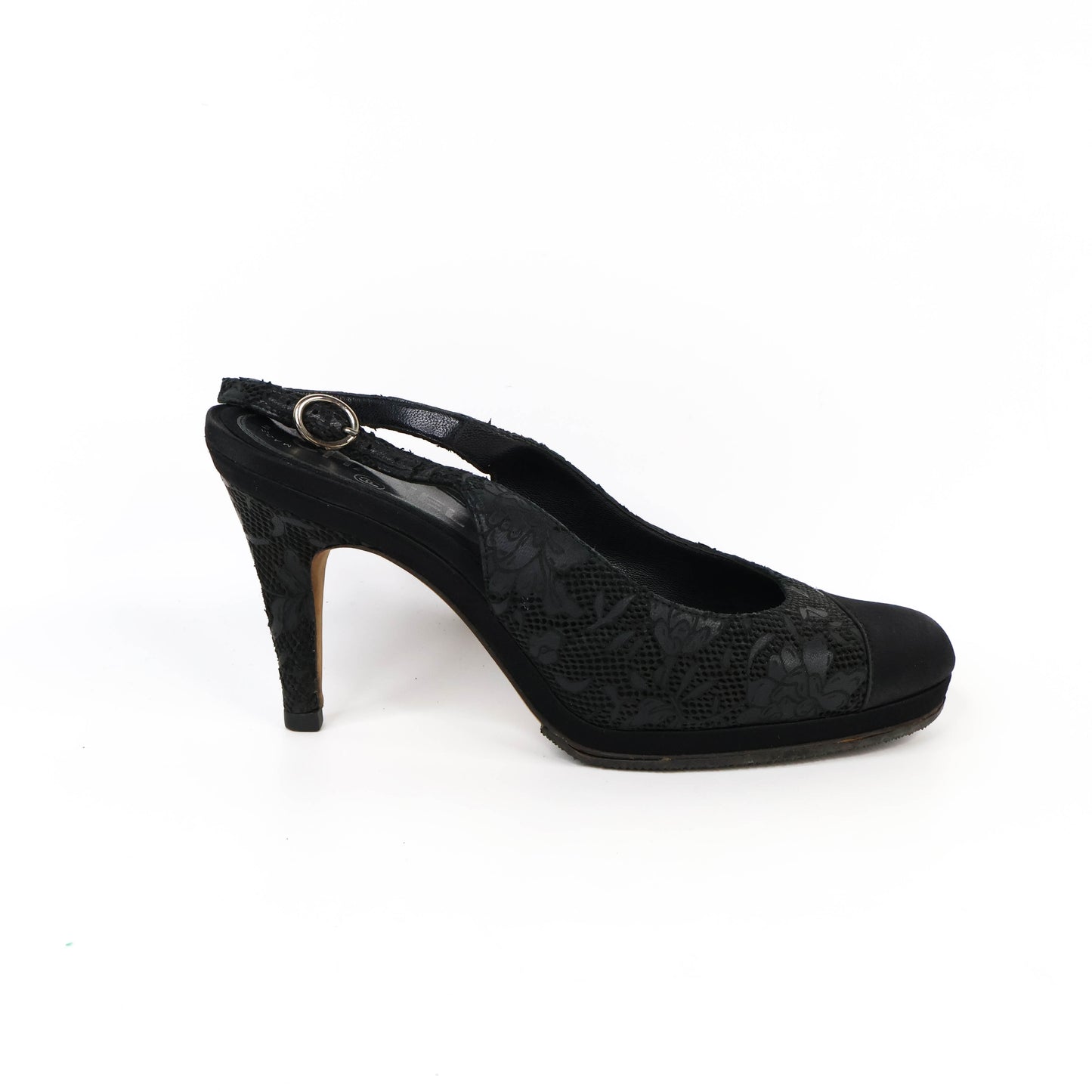 Chanel Sling Back Pumps Black size 38