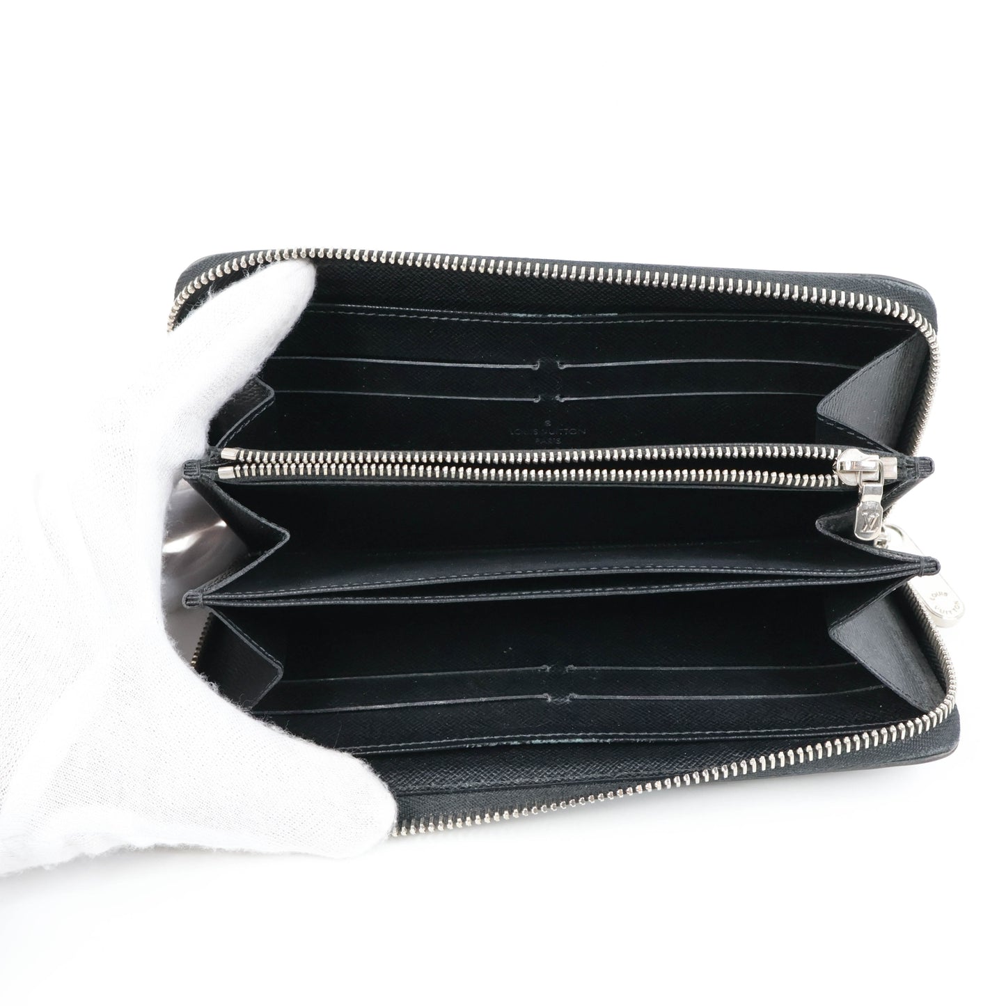 Louis Vuitton Zippy Wallet Epi Black