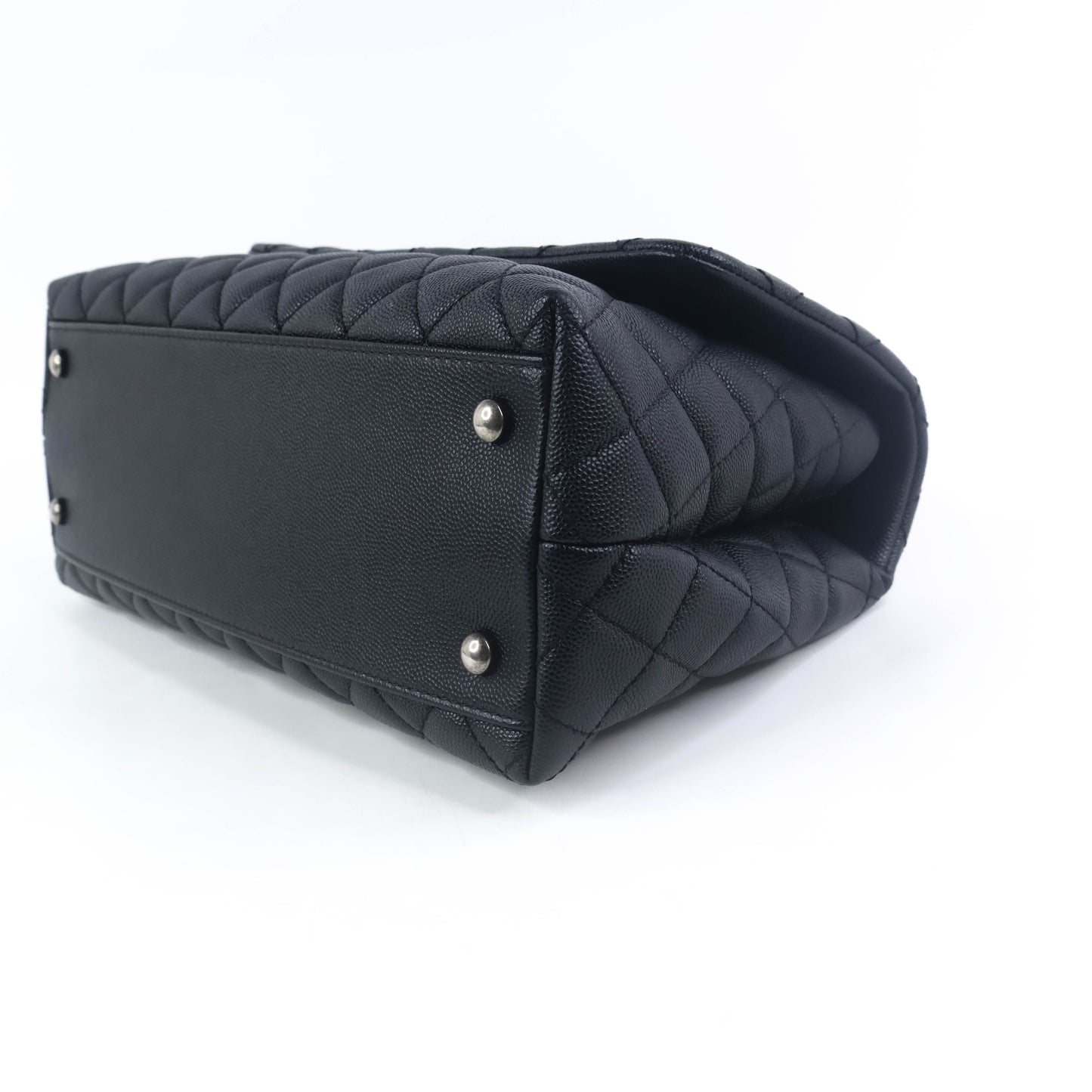 Chanel Coco Handle Medium Black Caviar