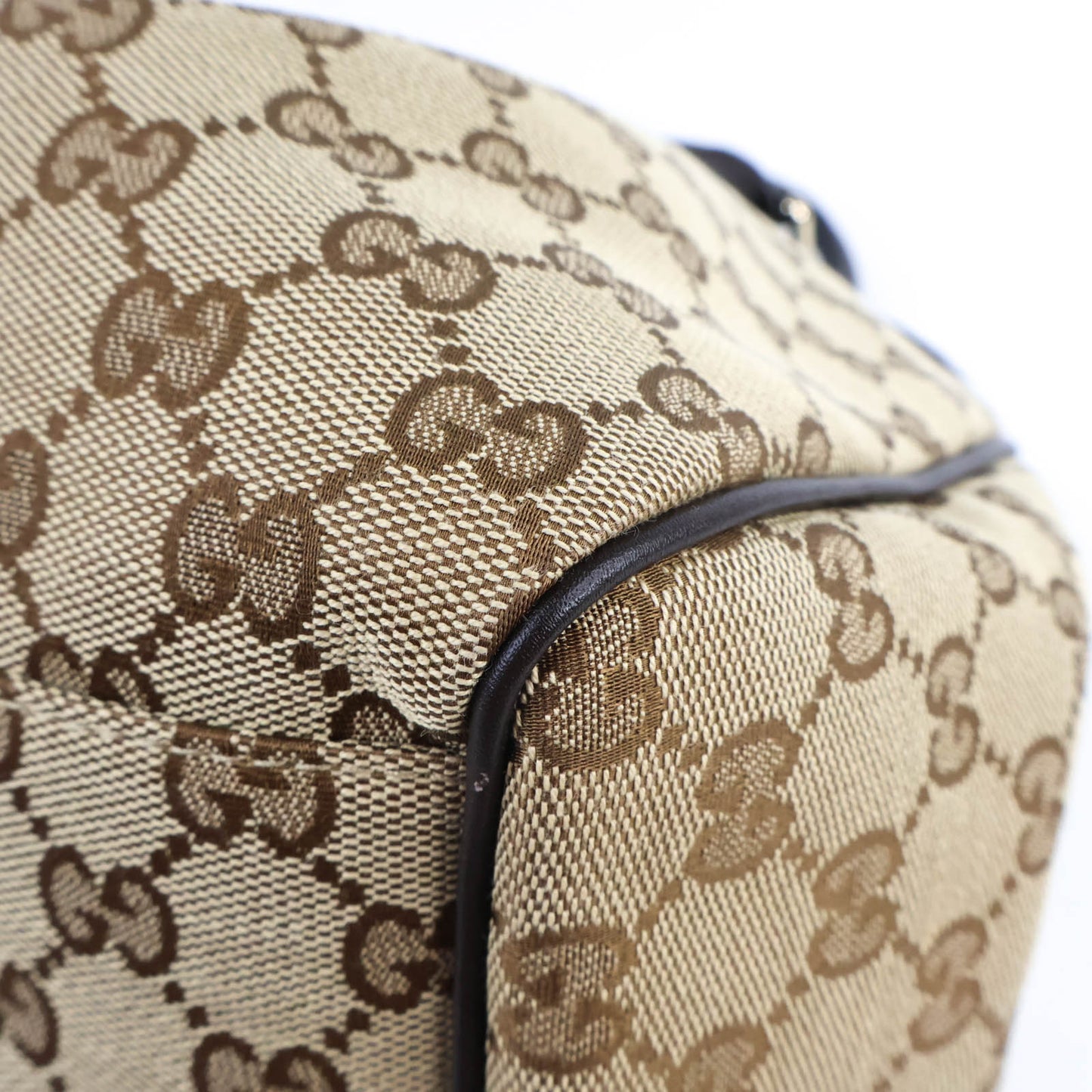 Gucci Tote Bag Canvas GG Brown