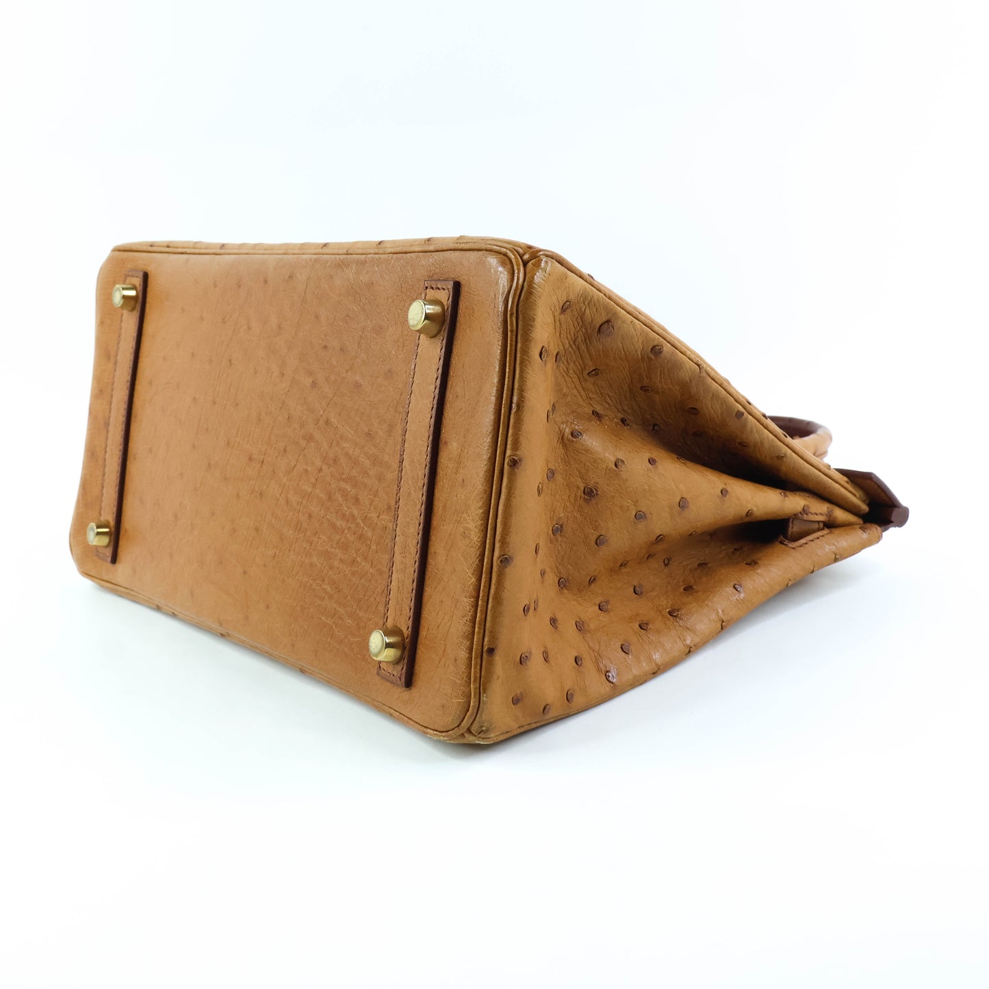 Hermes Birkin 30 Ostrich Cognac