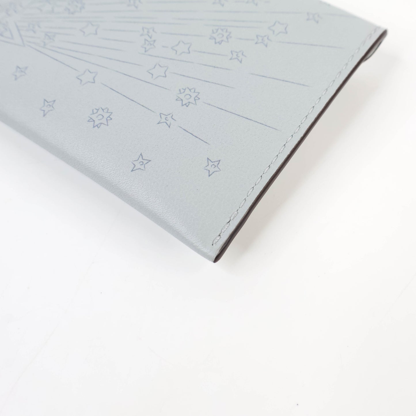 Delvaux Card Holder Grey Star