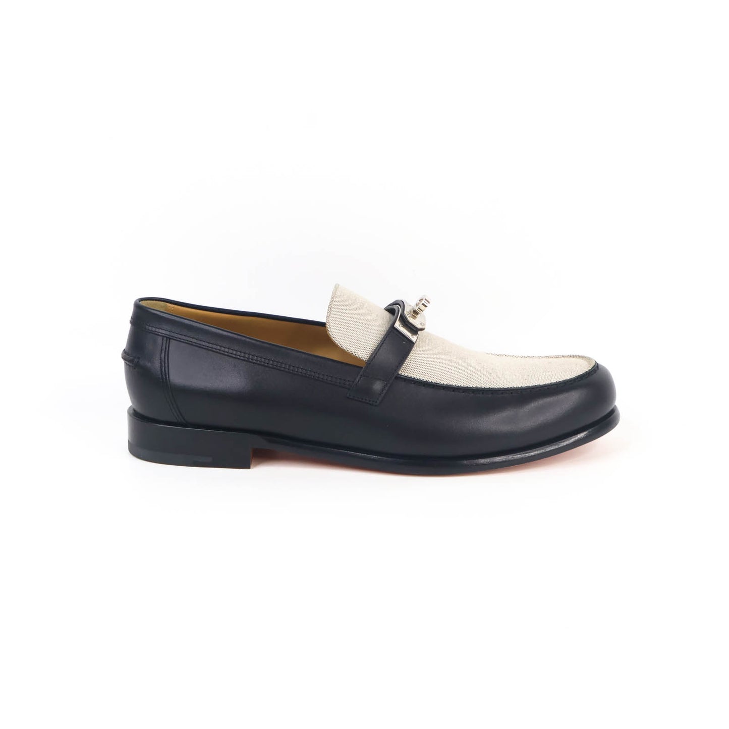 Hermes Destin Loafer Fabric Black 45
