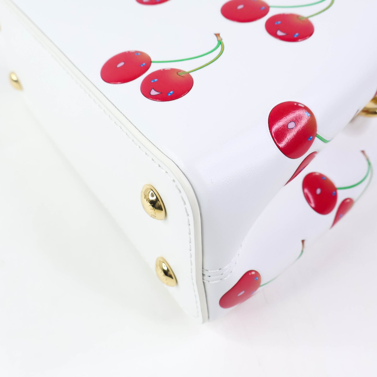 Louis Vuitton x TM Capucines Mini White Cherry