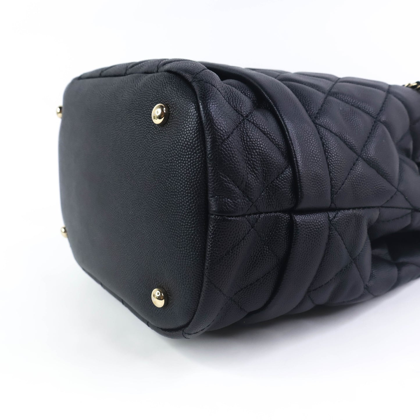 Chanel Drawstring Bag Black Caviar