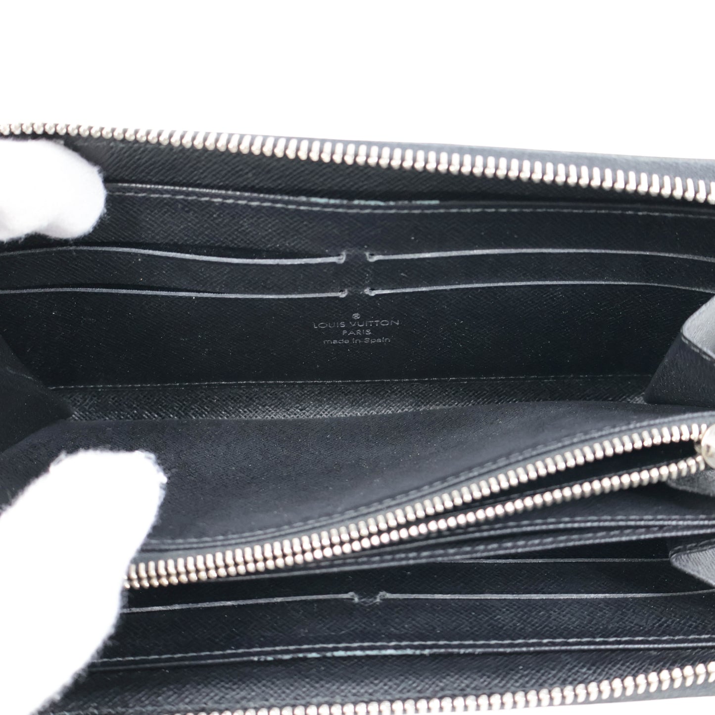 Louis Vuitton Zippy Wallet Epi Black
