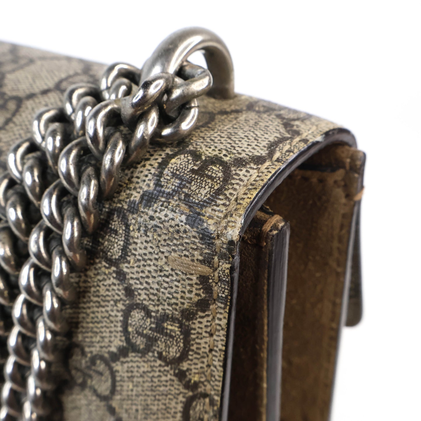 Gucci Dionysus GG Supreme Suede Brown