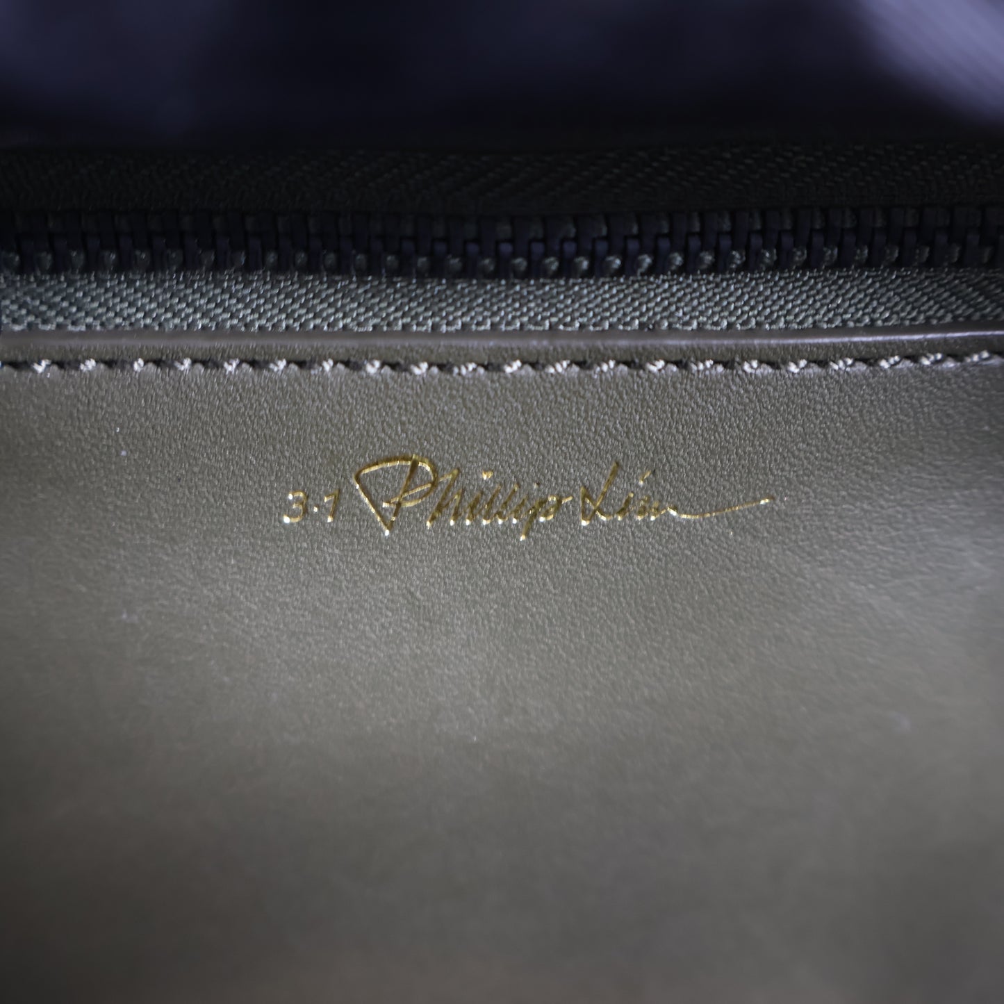 Phillip Lim Small Crossbody Bag Lamb Fur Dark Olive