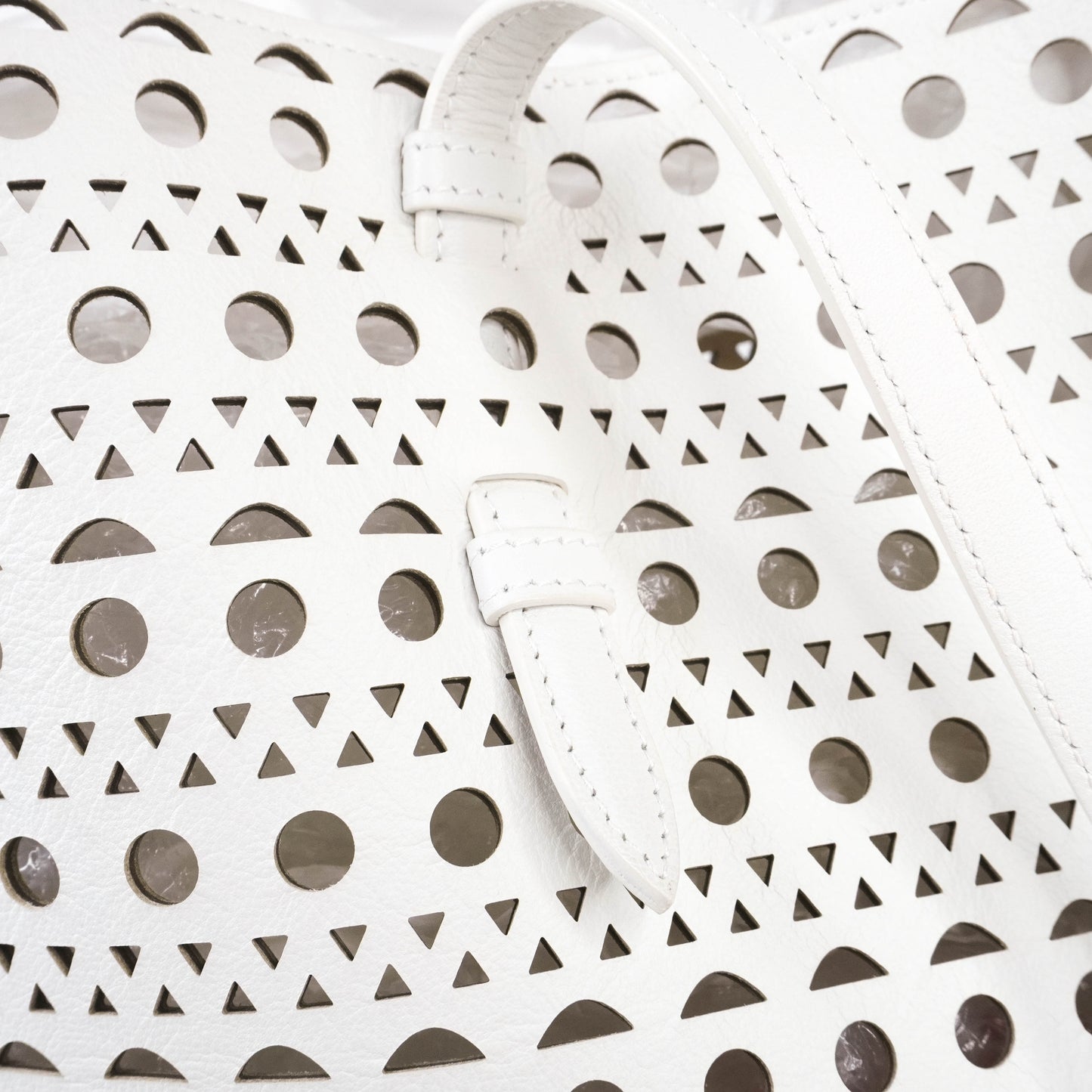 Alaia Neo Vienne Soft Calfskin (Tote White)