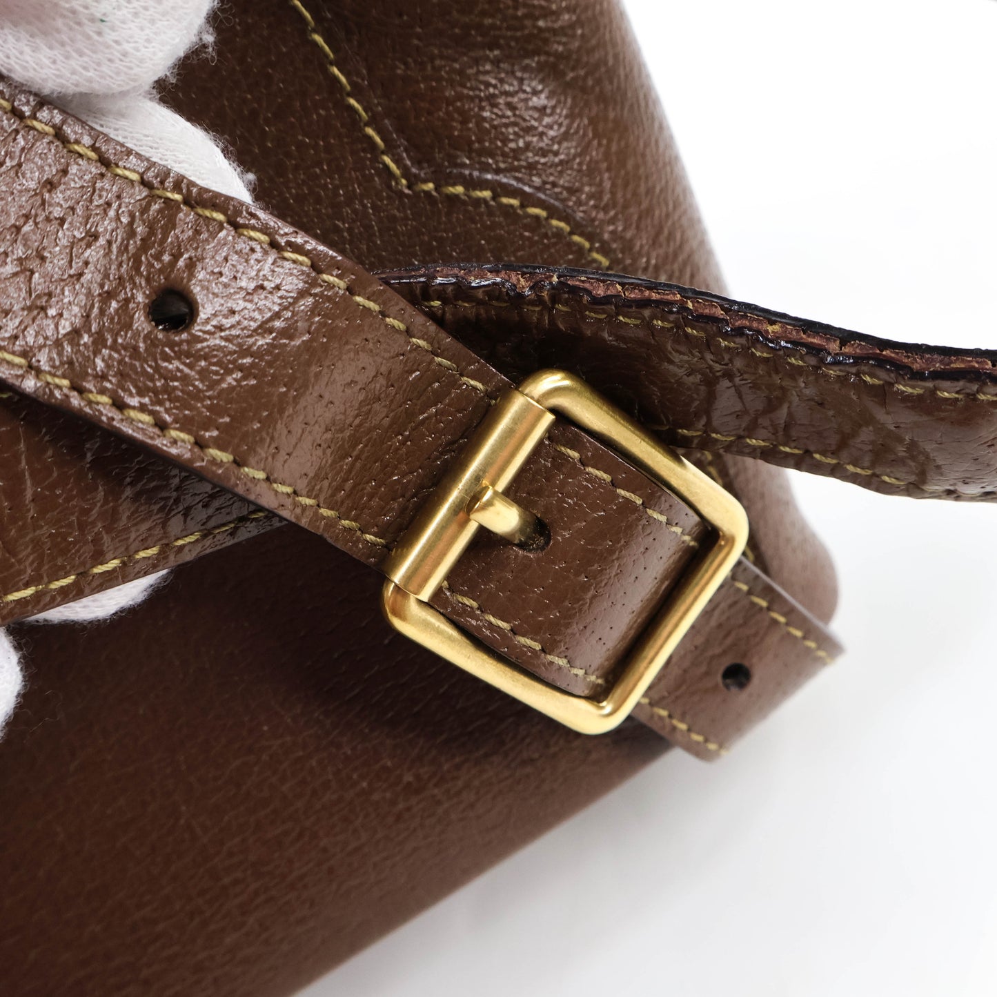 Gucci Backpack Brown Bamboo Vintage Handle