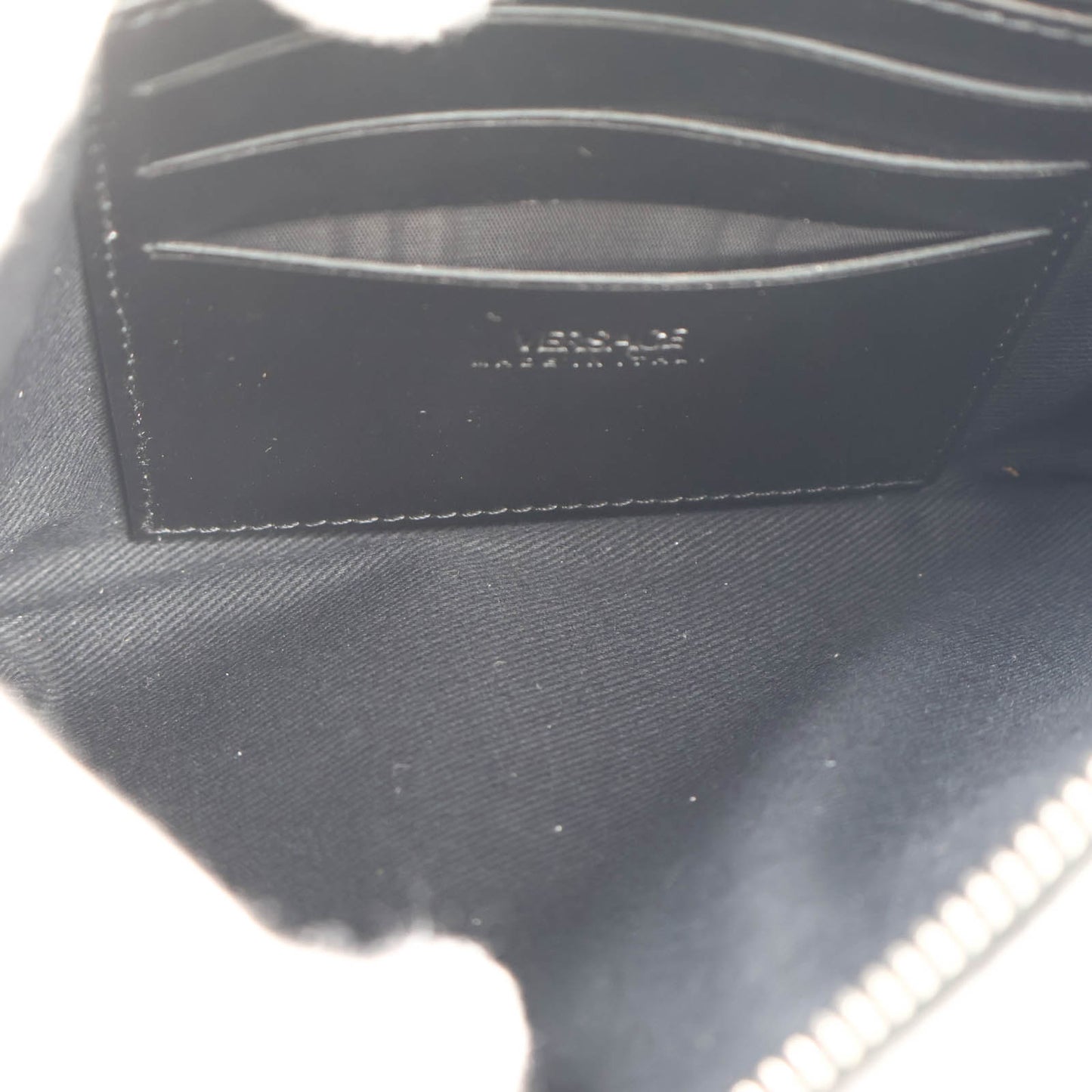 Versace Le Greca Signature Pouch Black