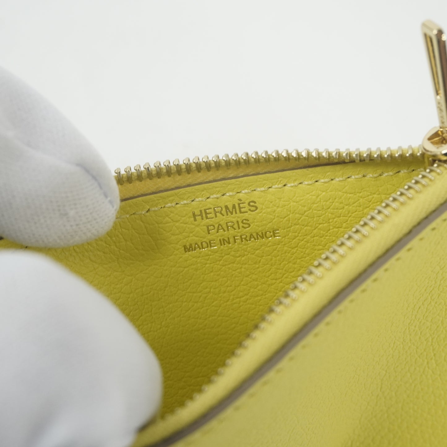 Hermes Roulis Slim Chai Lime PMHW Evercolor