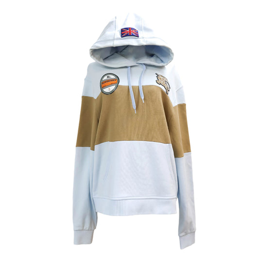 Burberry Hoodie Light Blue Brown