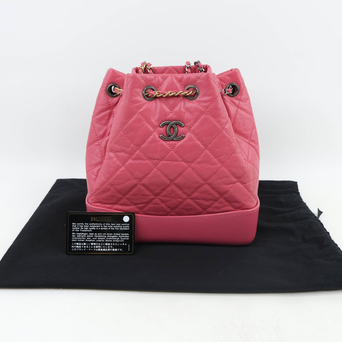 Chanel Gabrielle Backpack Pink