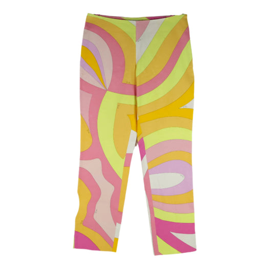 Emilio Pucci Pants Pink Yellow Orange