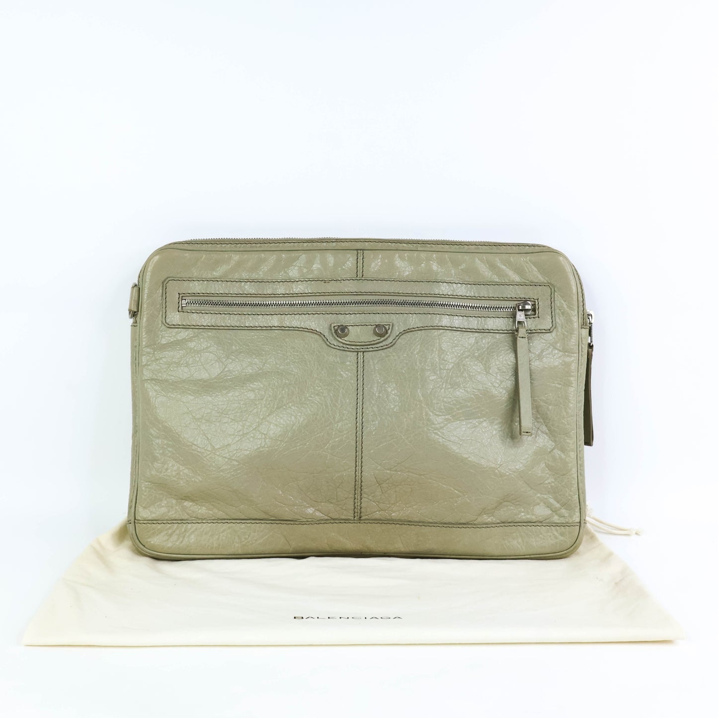 Balenciaga Lap Top Case Grey
