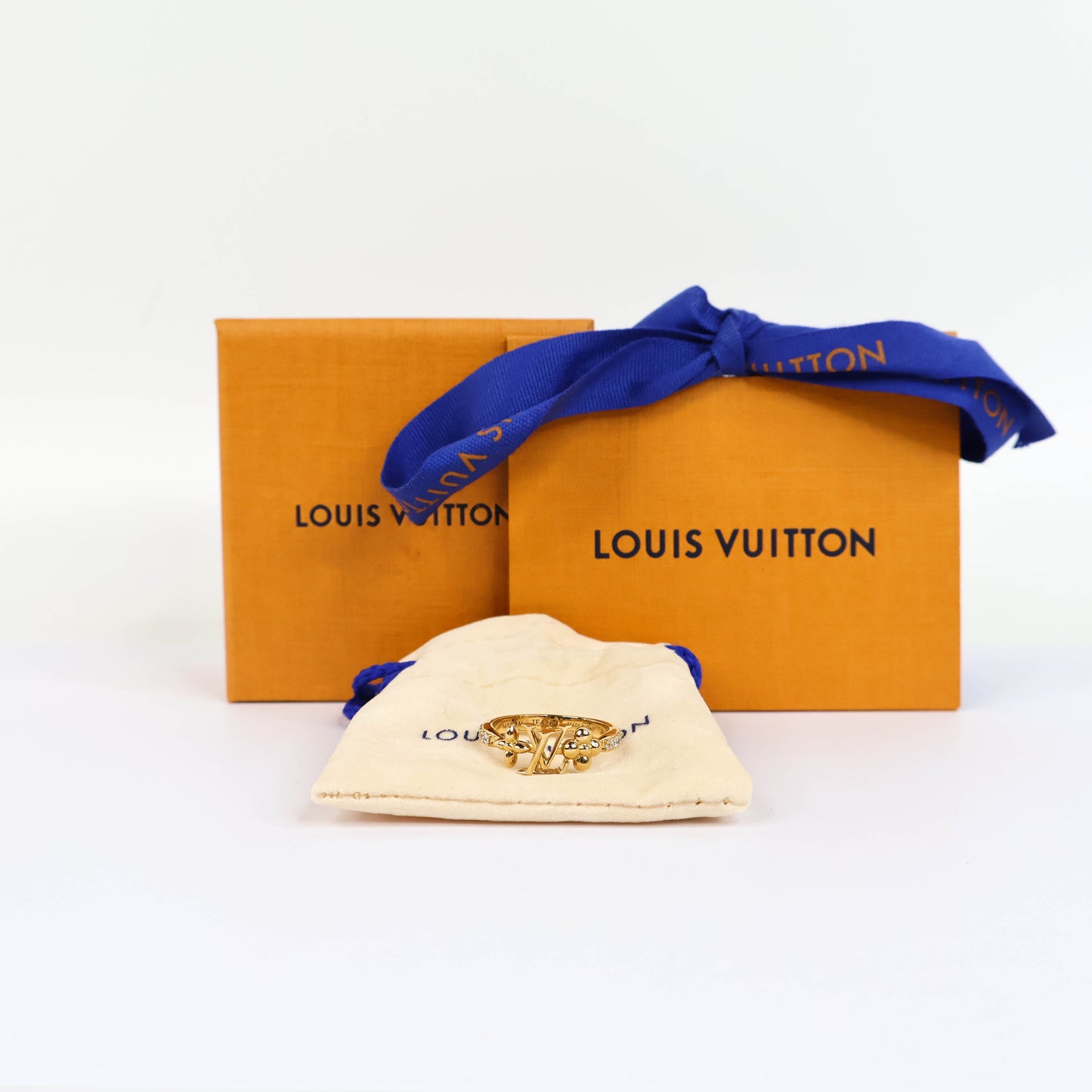 Louis Vuitton Iconic Ring Gold Crystal