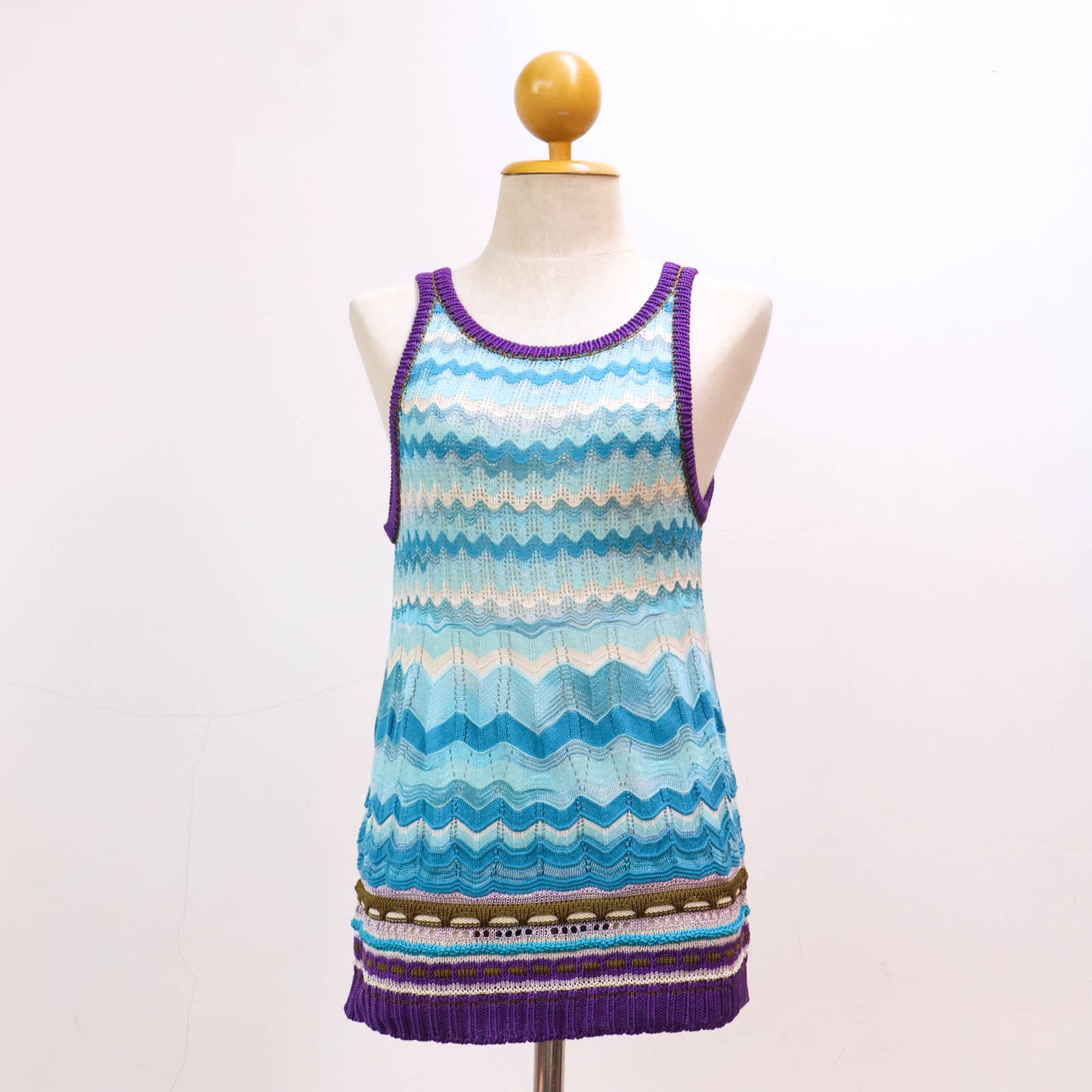 Missoni Top Knit Blue/Purple 44
