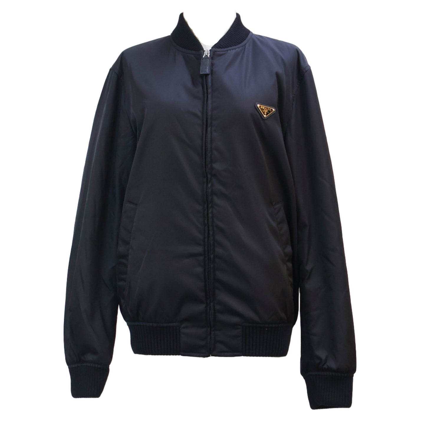 Prada Jacket Bomber Re Nylon Black