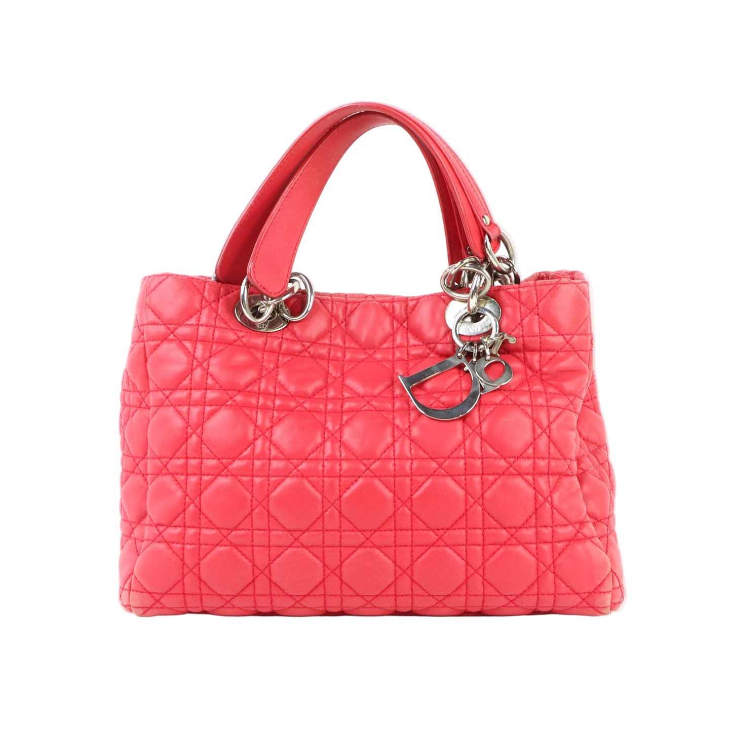 Christian Dior Soft Cannage Yote Red Bag