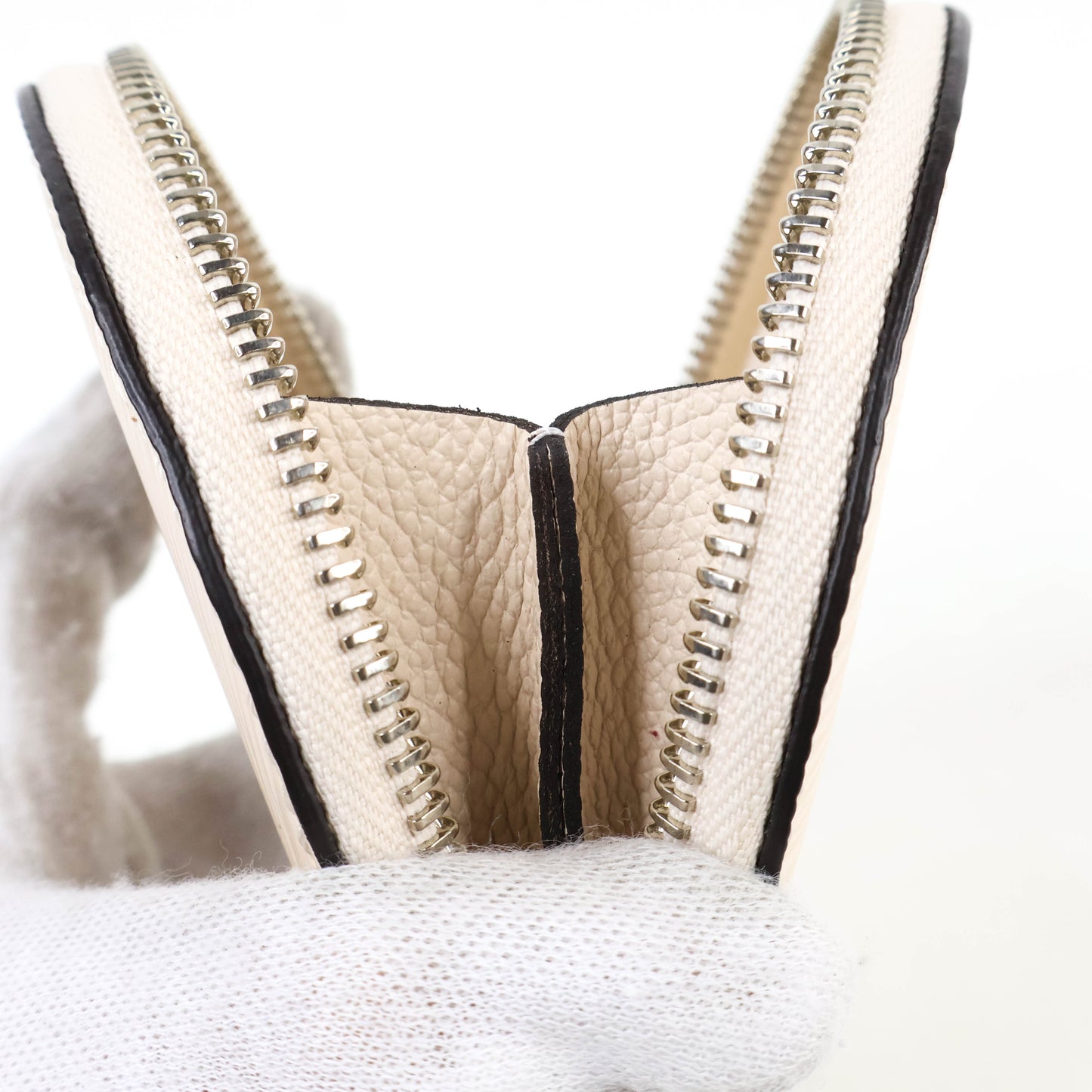 Louis Vuitton Coin Purse Epi Quartz White