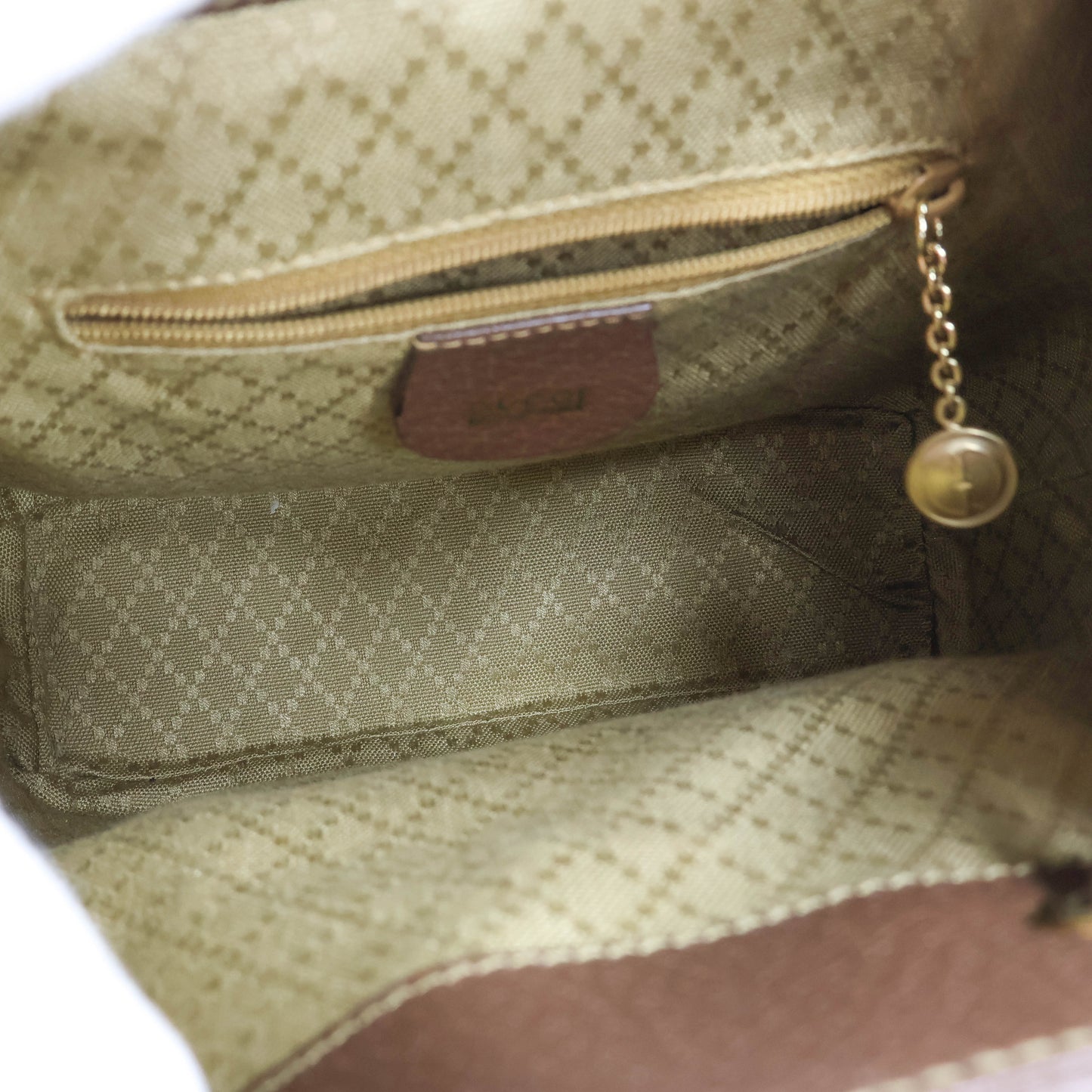 Gucci Backpack Brown Bamboo Vintage Handle