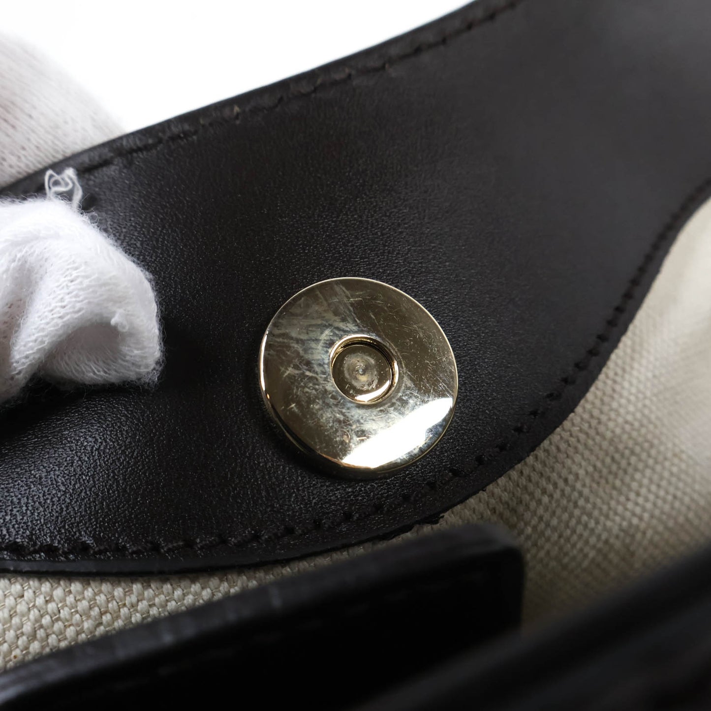 Gucci Tote Bag Canvas GG Brown