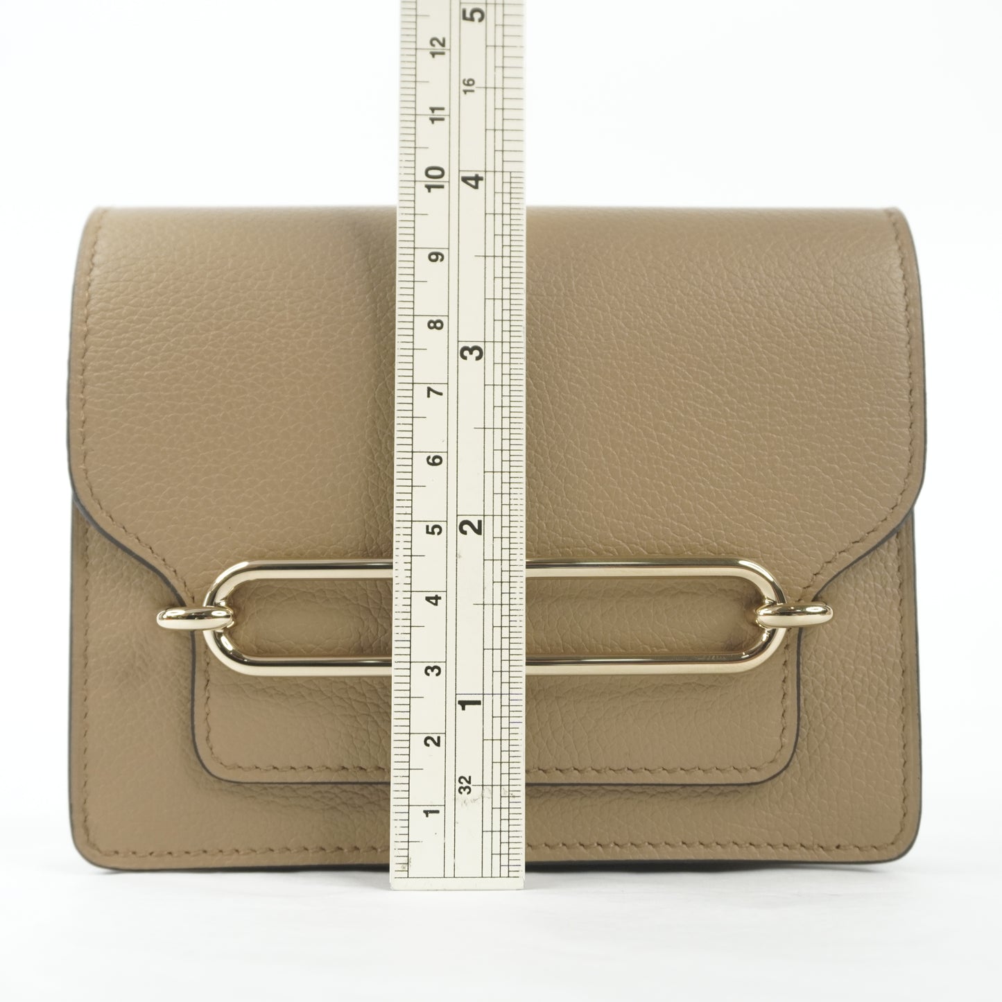 Hermes Roulis Slim Chai Lime PMHW Evercolor