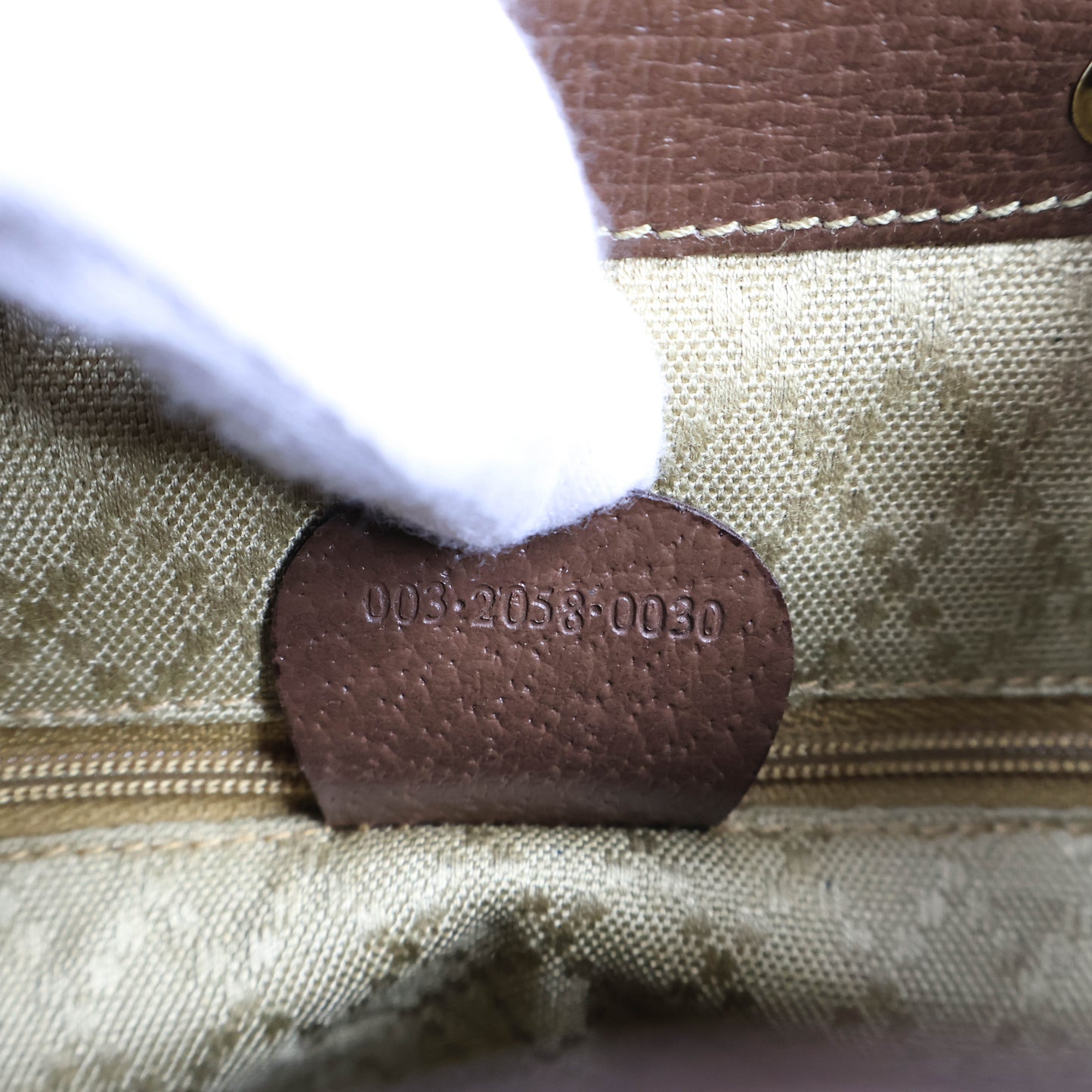 Gucci Backpack Brown Bamboo Vintage Handle