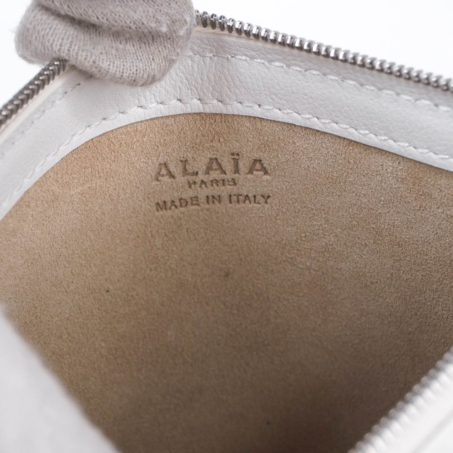 Alaia Neo Vienne Soft Calfskin (Tote White)