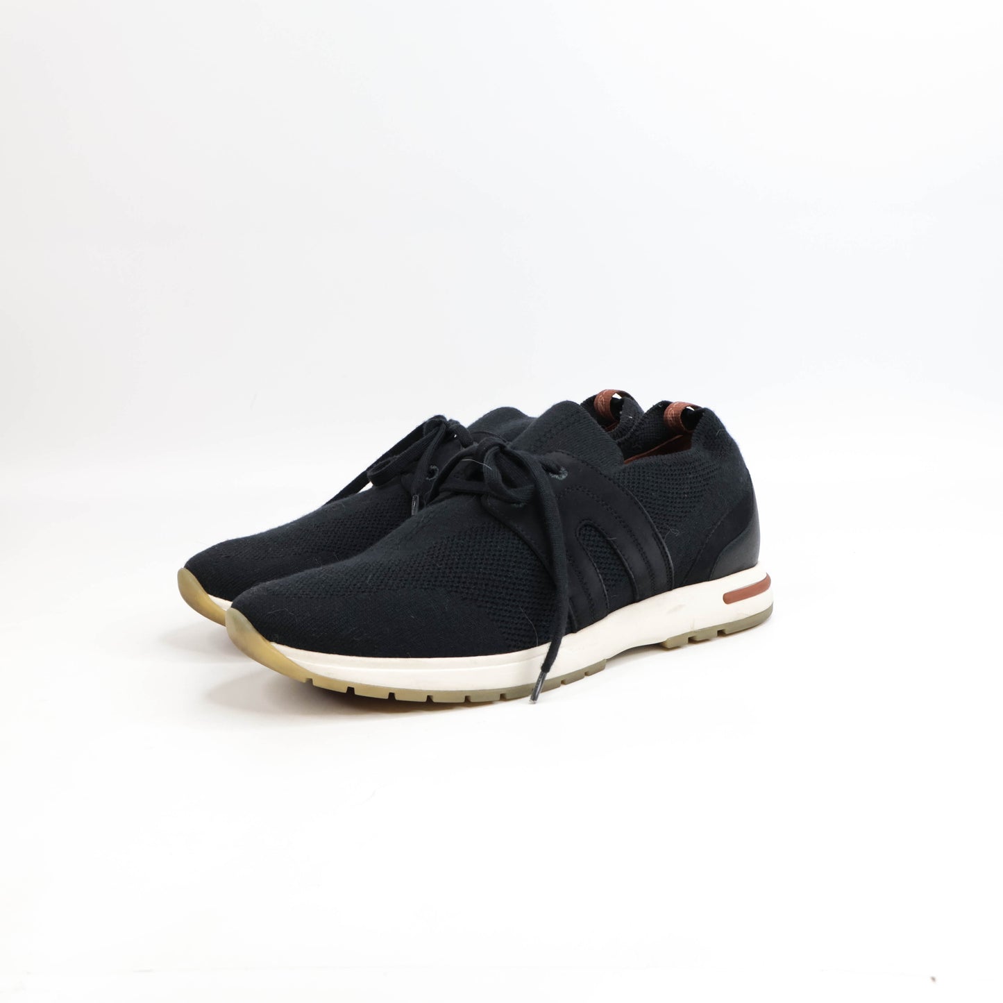Loro Piana Lady Flexy Walk Sneakers Navy Blue 39.5