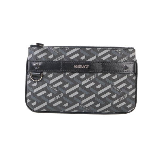 Versace Le Greca Signature Pouch Black