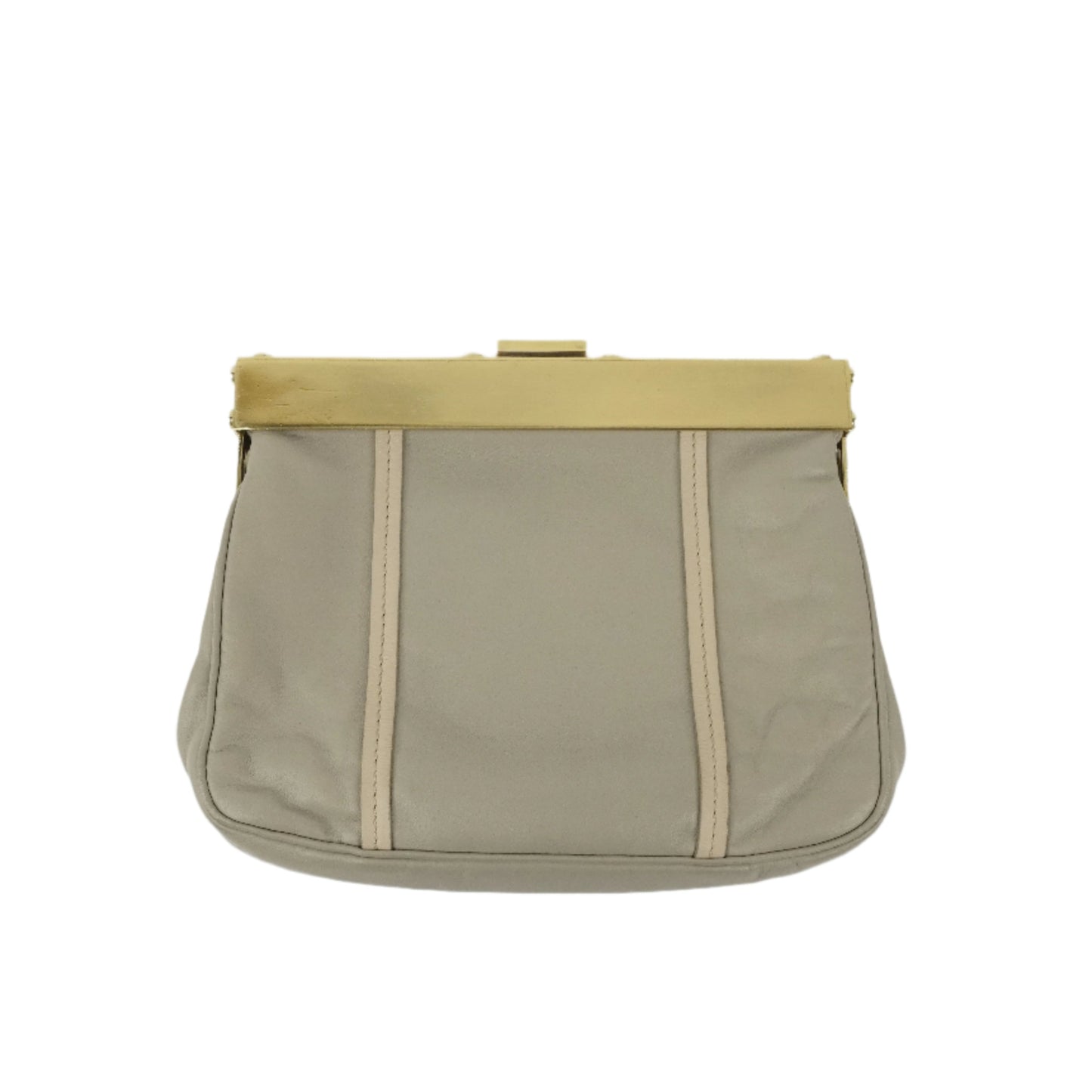 Chloe Clutch with Chain Grey