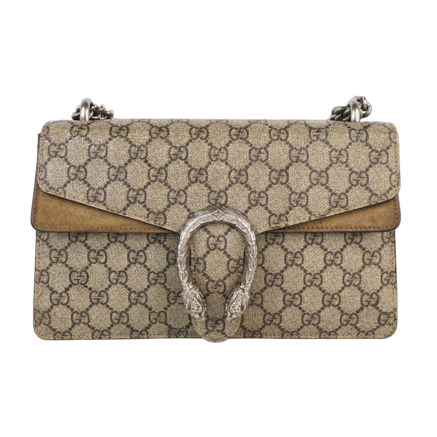 Gucci Dionysus GG Supreme Suede Brown