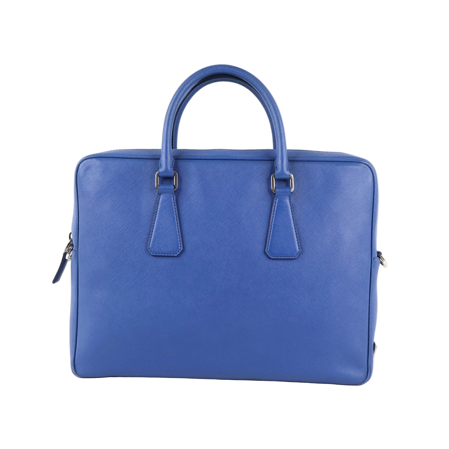Prada Briefcase Saffiano Blue