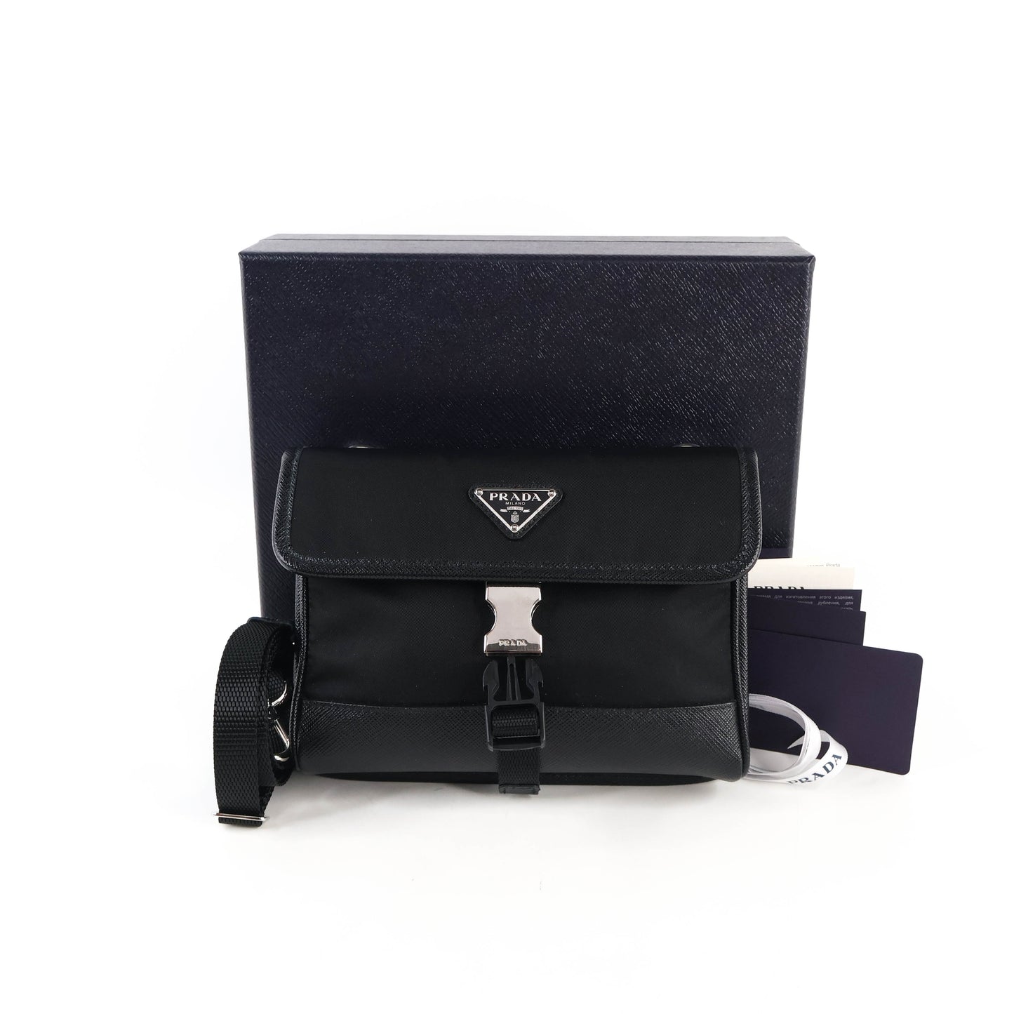 Prada Smartphone Case Re-Nylon/Saffiano Black