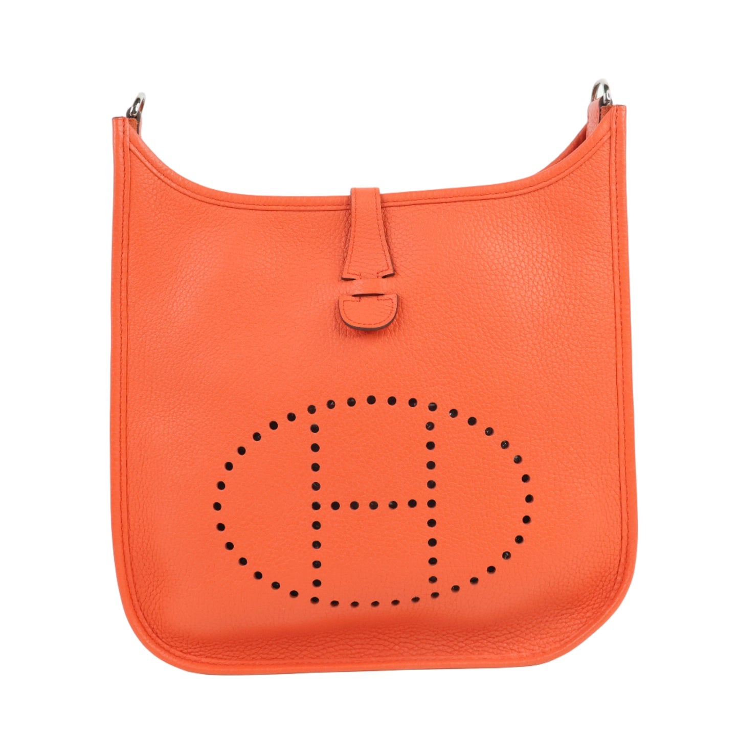 Hermes Evelyne PM Orange Poppy PHW