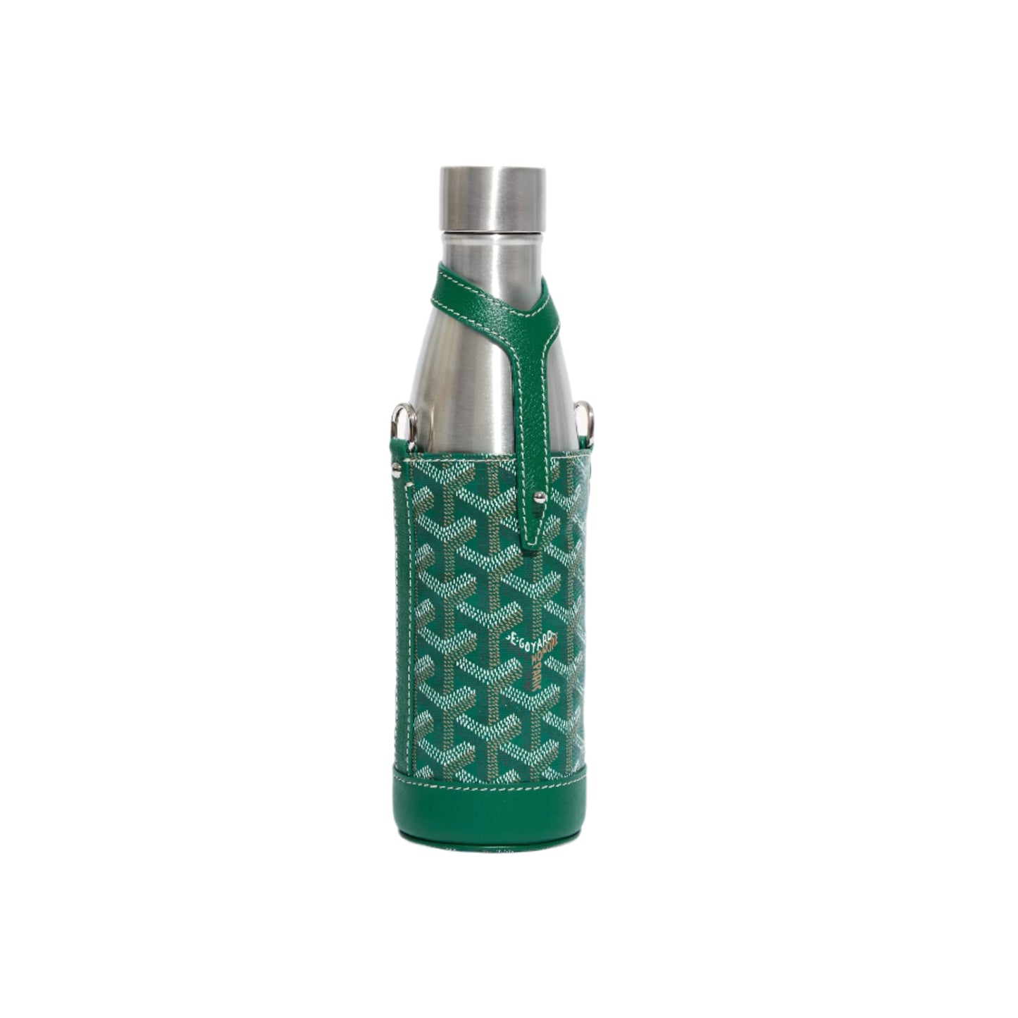 Goyard Yonne MM Case & Flask Green