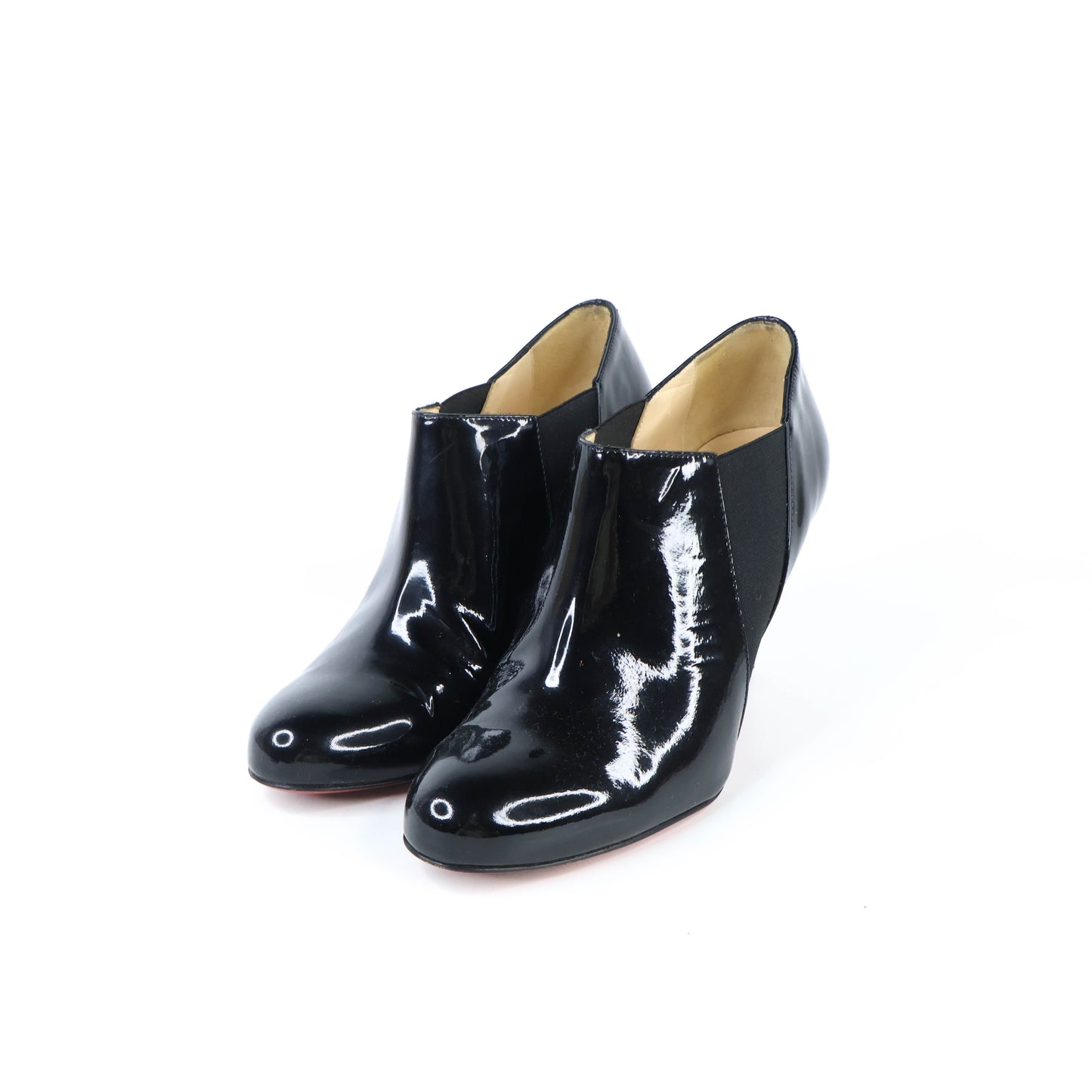 Christian Loubouin Boots Patent Black 38