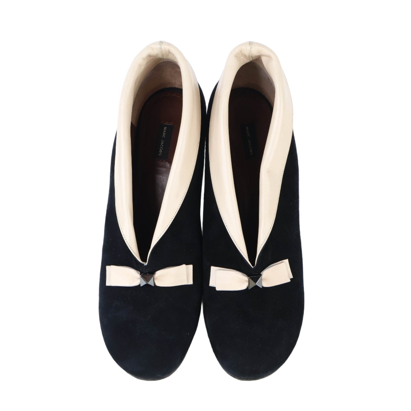 Marc Jacobs Black/Beige Suede 38