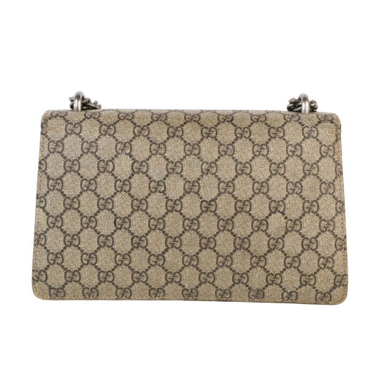 Gucci Dionysus GG Supreme Suede Brown