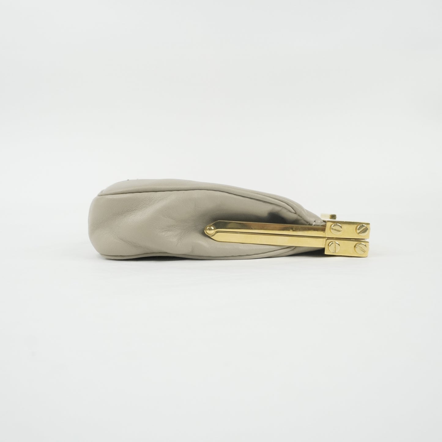 Chloe Clutch with Chain Grey