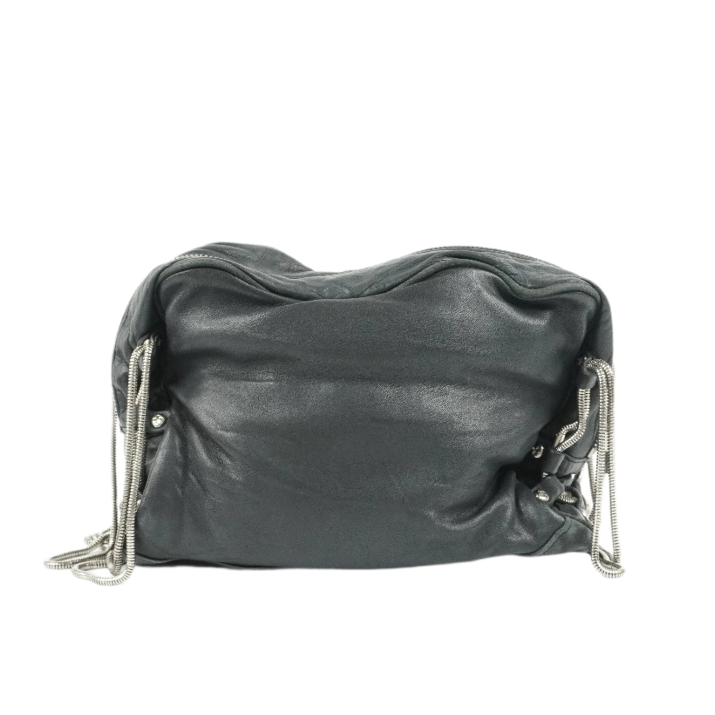 Alexander Wang Brenda Zip Chain Shoulder Bag Black