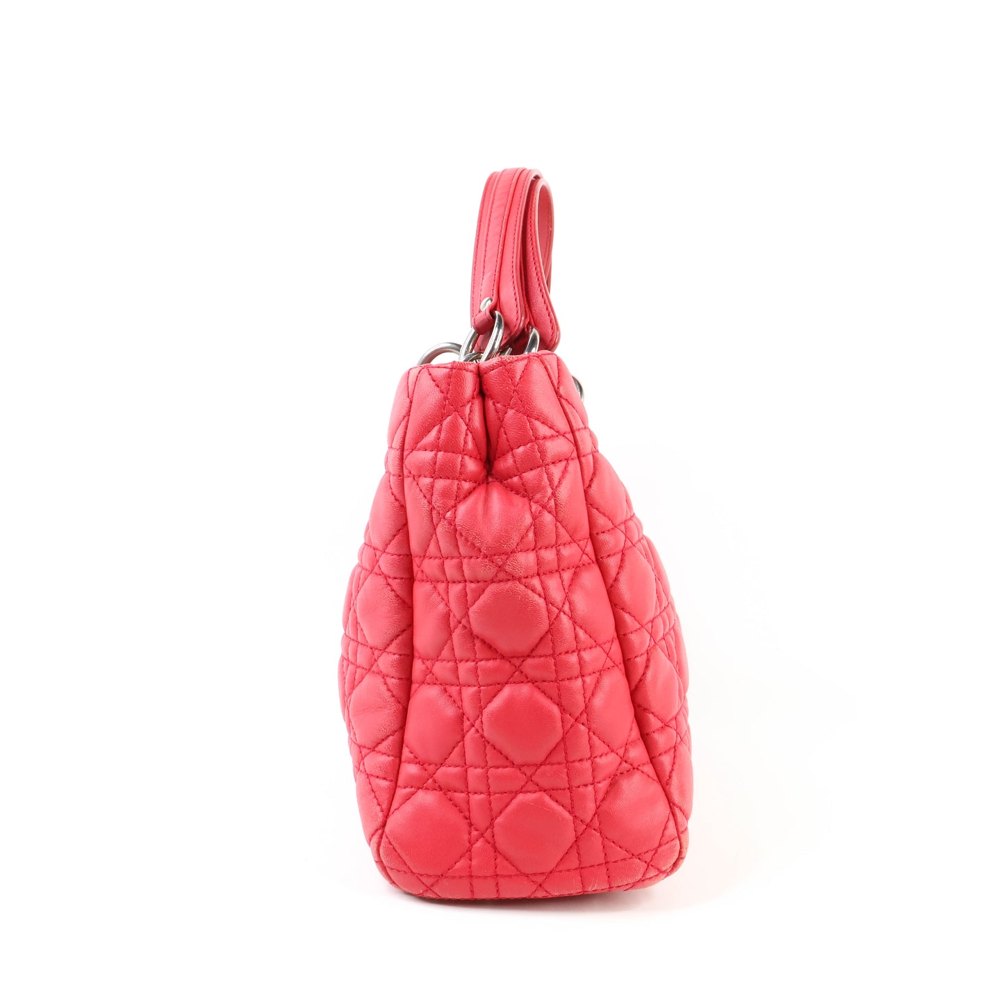Christian Dior Soft Cannage Yote Red Bag