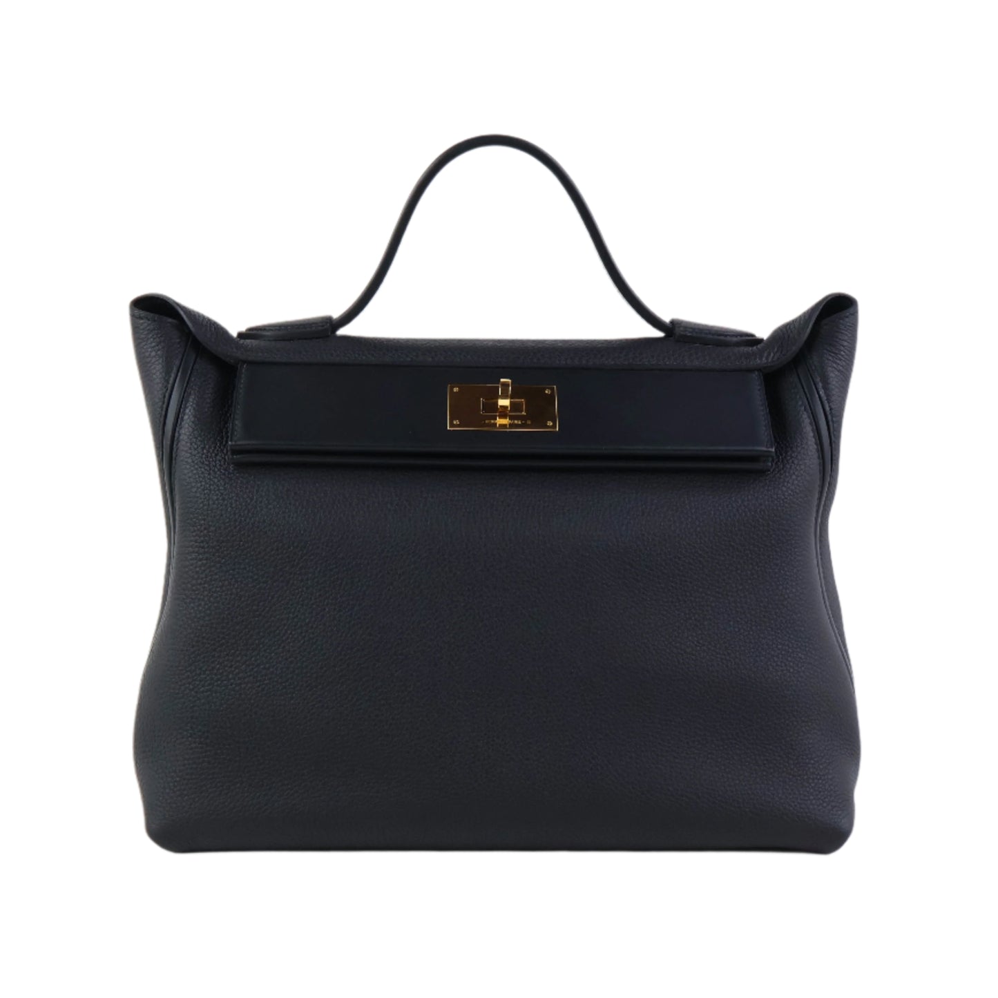 Hermes 24/24-35 Togo Swift Black GHW
