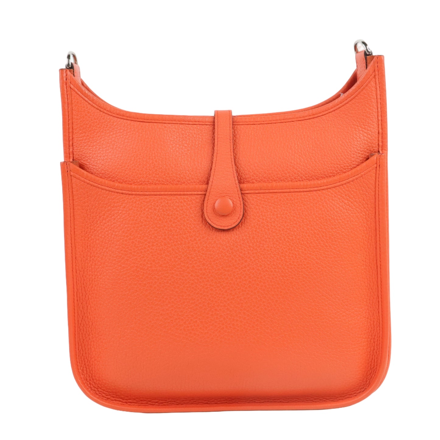 Hermes Evelyne PM Orange Poppy PHW
