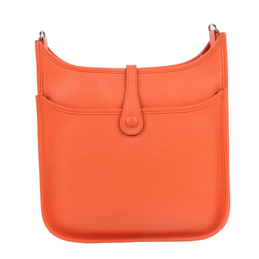 Hermes Evelyne PM Orange Poppy PHW