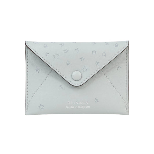 Delvaux Card Holder Grey Star