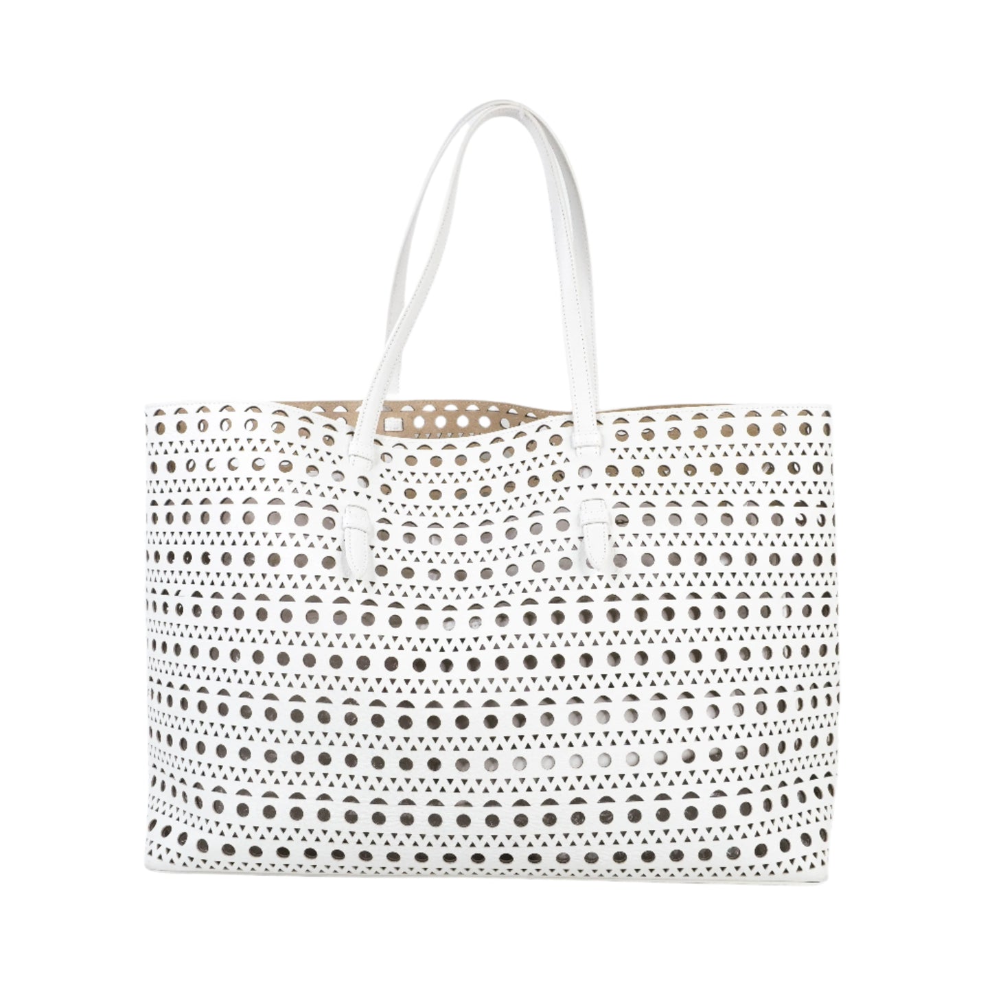 Alaia Neo Vienne Soft Calfskin (Tote White)