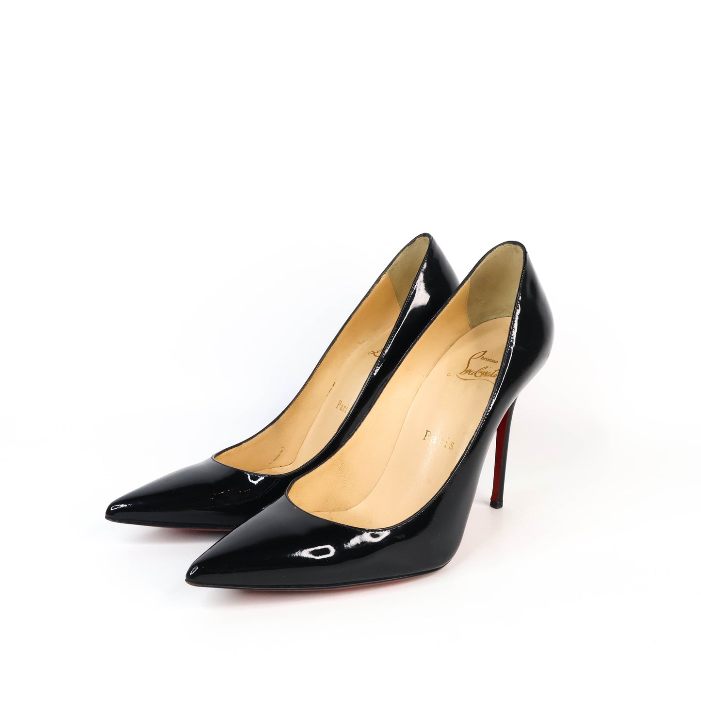 Christian Louboutin Decollete 554 100 Patent Black 38